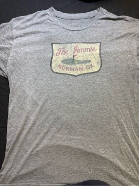 Gray- Vintage The Jimmie Norman, OK Graphic Crewneck T-Shirt (L)